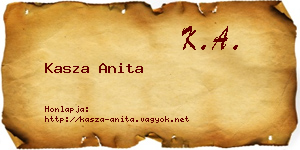 Kasza Anita névjegykártya